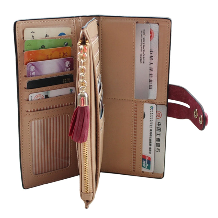 Women Umbrella Wallet Long Zipper Wallet