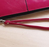 Women Zip Wallet Long Clutch Multi Card Holder Wallet Wrist Wallet