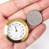 38mm Hygrometer High Precision Home / Guitar Violin Case / Cigar Thermometer, Thermometer