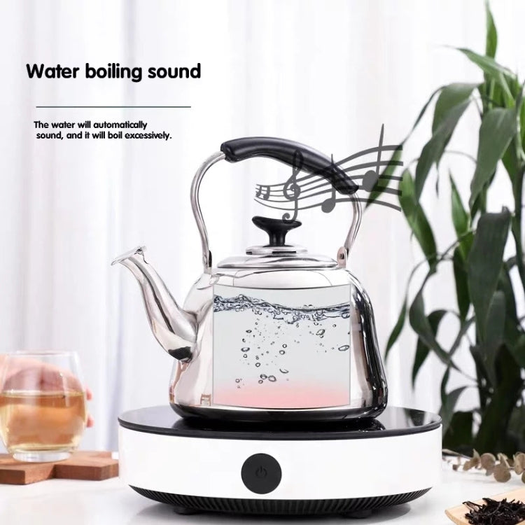 Stainless Steel Whistle Kettle for Induction Cooker Home Classical Piano Sound Singing Pot without Magnetic Heat, 1L, 1.5L, 2L, 3L