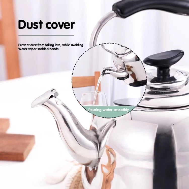 Stainless Steel Whistle Kettle for Induction Cooker Home Classical Piano Sound Singing Pot without Magnetic Heat, 1L, 1.5L, 2L, 3L