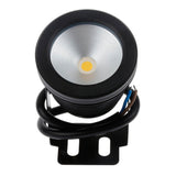 10W Swimming Pool Underwater Fountain Spotlight Timed Fish Tank Underwater Spotlight DC 12V, Warm White Light, White Light