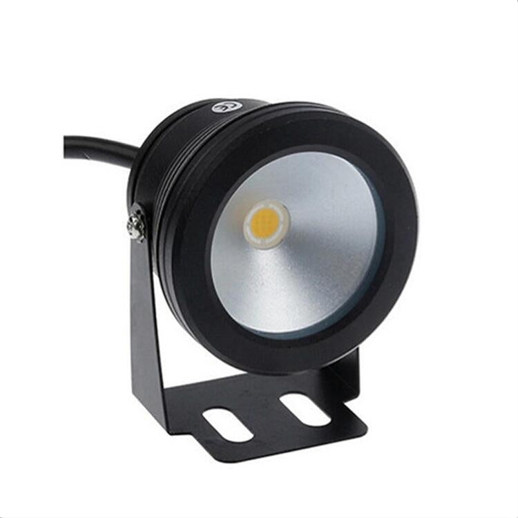 10W Swimming Pool Underwater Fountain Spotlight Timed Fish Tank Underwater Spotlight DC 12V, Warm White Light, White Light