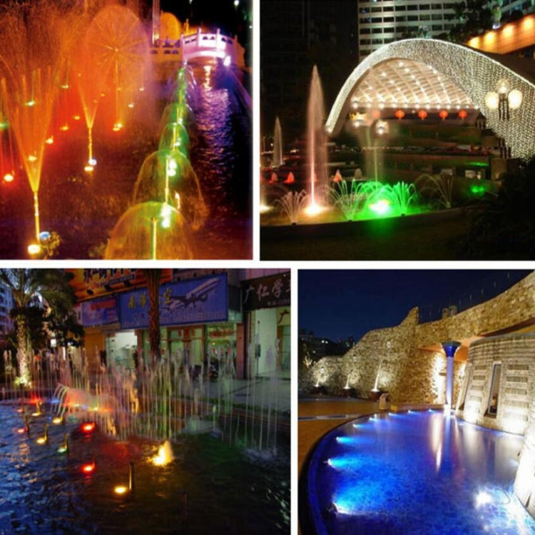 10W Swimming Pool Underwater Fountain Spotlight Timed Fish Tank Underwater Spotlight DC 12V, Warm White Light, White Light