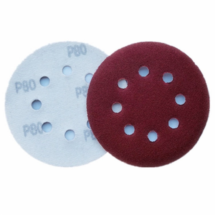 100 PCS 125MM Flocking Sandpaper 5 Inch 8 Hole Disc Sandpaper Self-adhesive Sandpaper, 40 Mesh, 60 Mesh, 80 Mesh, 100 Mesh, 120 Mesh, 150 Mesh, 180 Mesh, 240 Mesh, 320 Mesh, 400 Mesh, 600 Mesh, 800 Mesh, 1000 Mesh, 1200 Mesh, 1500 Mesh, 2000 Mesh      ...