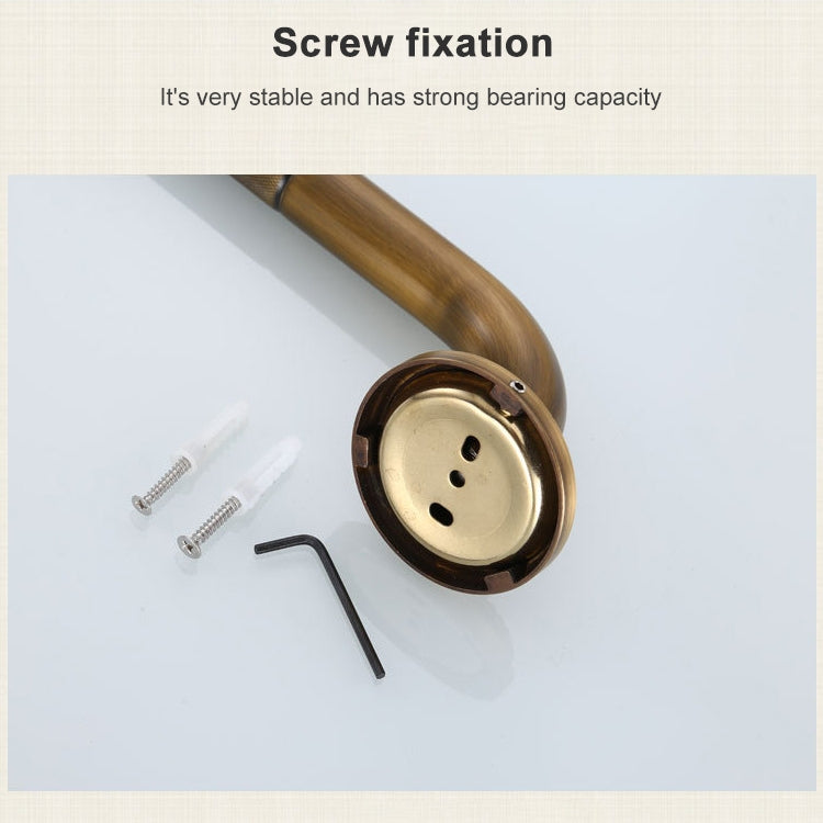 Brass Bathroom Pendant Elderly Bathroom Handle Barrier-free Handrail Pull, 52cm Barrier-free Handrail Pull