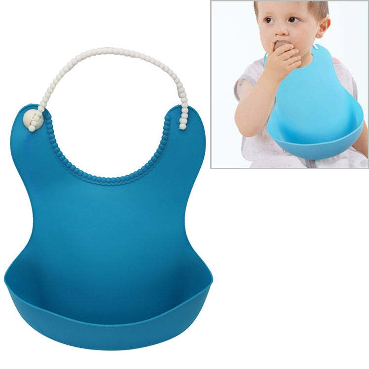 Baby Infant Toddler Waterproof Silicone Bib Infants Feeding Lunch Roll-up Apron