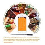 BBQ Kitchen Wireless Bluetooth Smart Food Oven Thermometer, Food Temperature Range: 0-100 degree