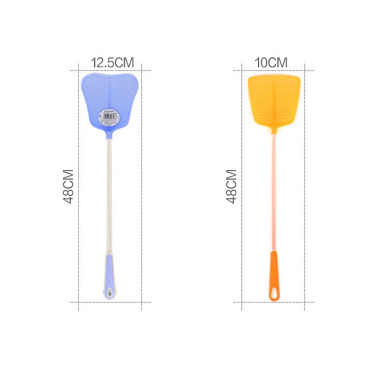 Household Plastic Long Handle Fly Swatter Mosquito Swatter, Random Color Delivery, 1PC