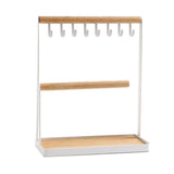 Hook Jewelry Rack Mobile Phone Jewelry Glasses Desktop Two-layer Display Rack, Jewelry Rack