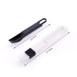 2 PCS Mini Cleaning Brush with Detachable Dustpan for Window Groove Keyboard Corner Crannies, 2 PCS Blue