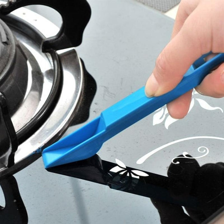2 PCS Mini Cleaning Brush with Detachable Dustpan for Window Groove Keyboard Corner Crannies, 2 PCS Blue