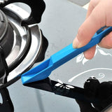 2 PCS Mini Cleaning Brush with Detachable Dustpan for Window Groove Keyboard Corner Crannies, 2 PCS Blue