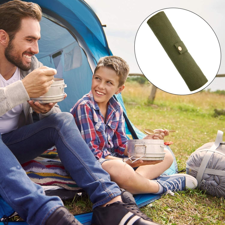 Travel Creative Bamboo Straw Dinnerware Knives Fork Spoon Chopsticks Set with Cloth Bag