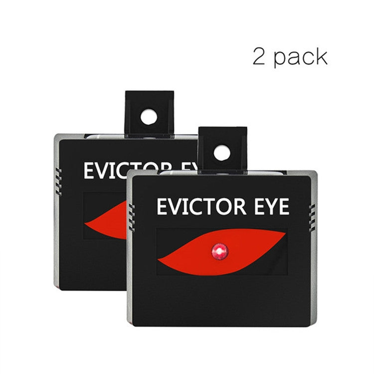 2 Pcs/Pack Solar Repeller Ranch Farm Wild Hawkeye Animal Repeller, Solar Repeller