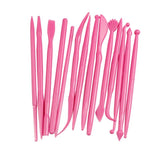 2 Sets Mini Fondant Styling Engraving Group Tools Cake Engraving Pen, 28 PCS Yellow, 28 PCS Rose Red, 28 PCS Pink 28 PCS Pink Pink