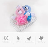 Cartoon Children Double-sided Bath Towel Thickened Bathing Gloves