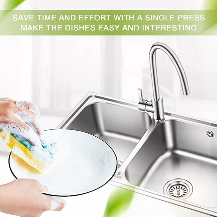 Press Soap Dispenser Kitchen Detergent Wash Presser, Gray