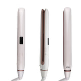 Professional Hair Straightener LED Display Ceramic Coating Plate Ionic Curling Flat Iron