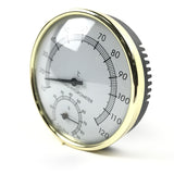 Stainless Steel Steam Room Bath Sauna Indoor Thermometer Hygrometer Default Title