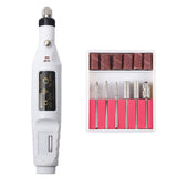 1 Set Power Professional Electric Manicure Machine Pen Pedicure Nail File Nail Tools 6 bits Drill Nail Drill Machine, US Plug Rose Red, US Plug Blue, US Plug White, EU Plug White, EU Plug Rose Red, EU Plug Black, EU Plug Green, EU Plug Pink, EU Plug Blue