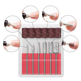 1 Set Power Professional Electric Manicure Machine Pen Pedicure Nail File Nail Tools 6 bits Drill Nail Drill Machine, US Plug Rose Red, US Plug Blue, US Plug White, EU Plug White, EU Plug Rose Red, EU Plug Black, EU Plug Green, EU Plug Pink, EU Plug Blue