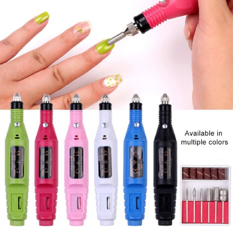 1 Set Power Professional Electric Manicure Machine Pen Pedicure Nail File Nail Tools 6 bits Drill Nail Drill Machine, US Plug Rose Red, US Plug Blue, US Plug White, EU Plug White, EU Plug Rose Red, EU Plug Black, EU Plug Green, EU Plug Pink, EU Plug Blue