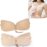 Pull Rope Wing Invisible Underwear Without Steel Ring Pull Rope Silicone Invisible Nubra, A, C, D