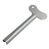 3 PCS Stainless Steel Squeezing Toothpaste Device Hair Key Squeegee Dyeing Tool Semicircular Metal Squeezer, Hair Key Squeezer