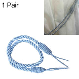 1 Pair Hand-wound Curtain Straps Curtain Rope Curtain Tassels Straps Blue