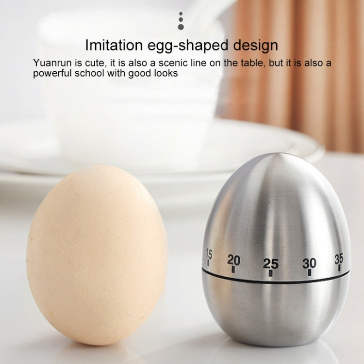 Mechanical Egg Kitchen Cooking Timer Alarm 60 Minutes Stainless Steel Kitchen Tools, Mechanical Egg Timer