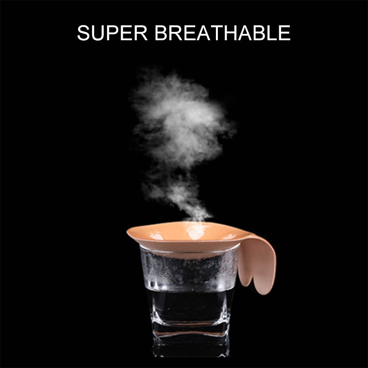 1 Pair Breast Lift Tape Intimates Sexy Underwear Accessories Reusable Silicone Push Up Breast Nipple Cover Invisible Adhesive Bra, AB Size (diameter: 9cm), CD Size (diameter: 11cm)