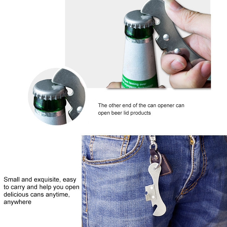 2 PCS Stainless Steel Bottle Opener Can Opener Multifunctional Kitchen Tool, Stainless Steel Bottle Opener