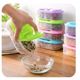 Lunch Box Food Container Plastic Portable Camping Picnic Folding Fruit Container Fridge Microwave Storage Box