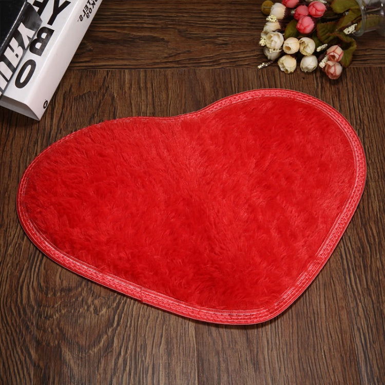 Heart Shape Non-slip Bath Mats Kitchen Carpet Home Decoration, 30*40CM, 40*50CM, 50*60CM, 60*70CM