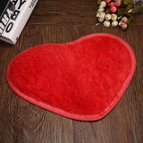 Heart Shape Non-slip Bath Mats Kitchen Carpet Home Decoration, 70*80CM