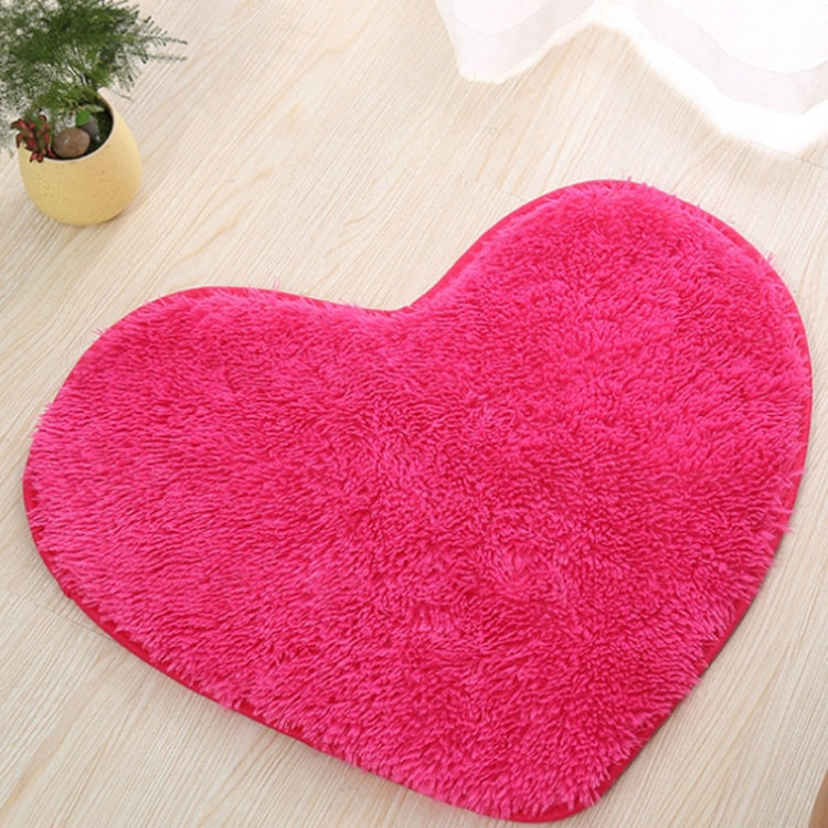 Heart Shape Non-slip Bath Mats Kitchen Carpet Home Decoration, 70*80CM