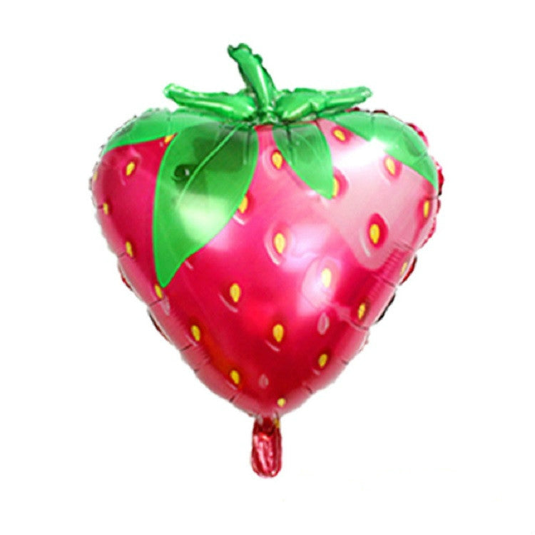 Shaped Fruit Shape Aluminum Film Balloon Fruit Party Children Birthday Dress up Balloon, Cactus, Strawberry, Pineapple, Avocado