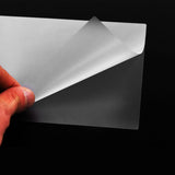 100pcs / Pack 3 Inch 80mic Thickness Clear Laminating Film Plastic film, 3 Inch 80mic