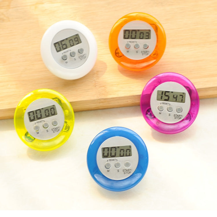 Round Magnetic Digital Countdown Timer Alarm Stand Kitchen Timer Cooking Alarm Clock, Round Digital Countdown Timer
