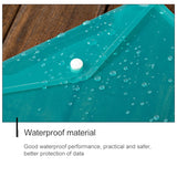 12 PCS A4 Clear Document Bag Paper File Folder Stationery School Office PP Case