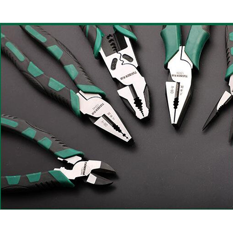 TUOSEN Multifunctional Crimping and Stripping Labor Saving Flat Pliers Vise Manual Wire Cutters, 14339 6 Inch, 14346 6 Inch, 10942 8 Inch, 10959 9 Inch, 11116 9 Inch