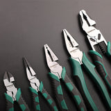 TUOSEN Multifunctional Crimping and Stripping Labor Saving Flat Pliers Vise Manual Wire Cutters, 14339 6 Inch, 14346 6 Inch, 10942 8 Inch, 10959 9 Inch, 11116 9 Inch