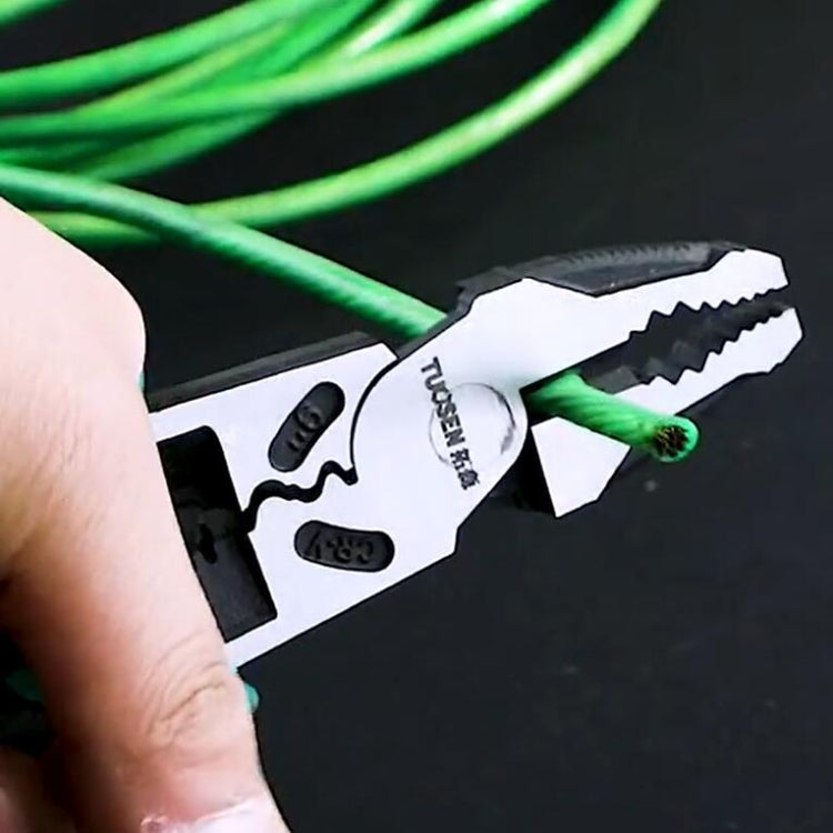 TUOSEN Multifunctional Crimping and Stripping Labor Saving Flat Pliers Vise Manual Wire Cutters, 14339 6 Inch, 14346 6 Inch, 10942 8 Inch, 10959 9 Inch, 11116 9 Inch