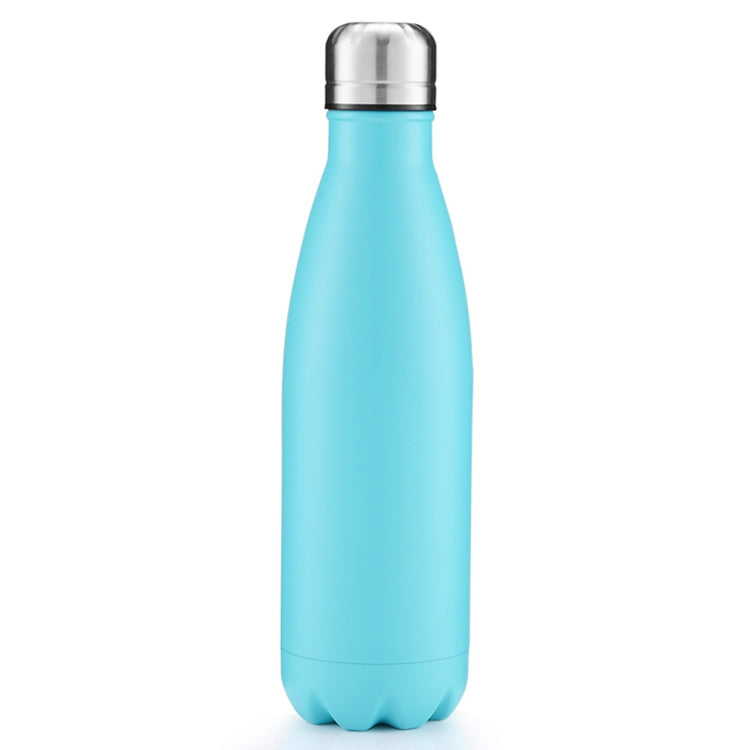 Thermal Cup Vacuum Flask Heat Water Bottle Portable Stainless Steel Sports Kettle, 500ml 500ml Turquoise Blue