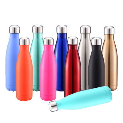 Thermal Cup Vacuum Flask Heat Water Bottle Portable Stainless Steel Sports Kettle, 500ml