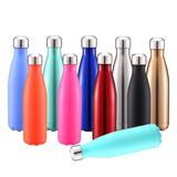 Thermal Cup Vacuum Flask Heat Water Bottle Portable Stainless Steel Sports Kettle, 500ml