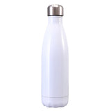 Thermal Cup Vacuum Flask Heat Water Bottle Portable Stainless Steel Sports Kettle, 500ml 500ml White