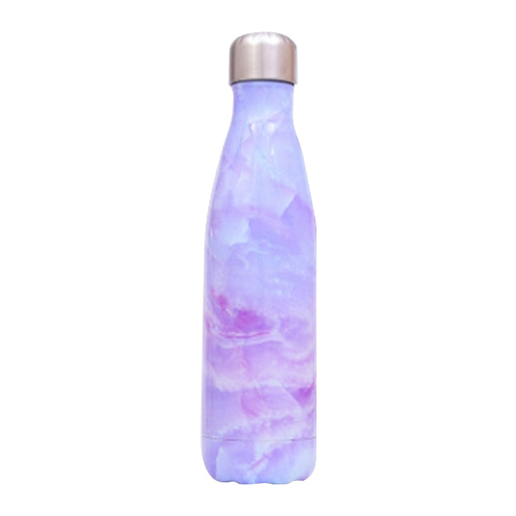 Thermal Cup Vacuum Flask Heat Water Bottle Portable Stainless Steel Sports Kettle, 500ml 500ml Magic Purple