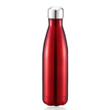 Thermal Cup Vacuum Flask Heat Water Bottle Portable Stainless Steel Sports Kettle, 500ml 500ml Red